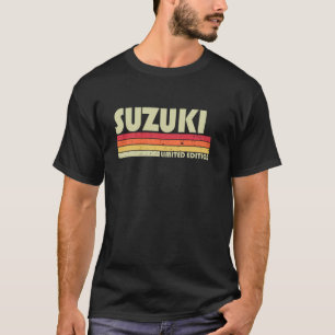 Camiseta Suzuki retro vintage japonés nombre