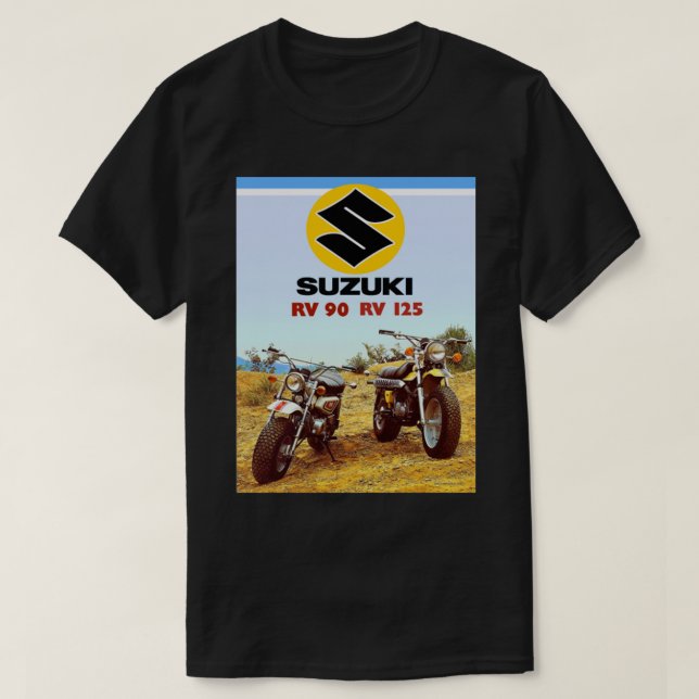 Camiseta Suzuki Rv 90 Rv 125 Suzuki rv 90 rv 125 (Diseño del anverso)