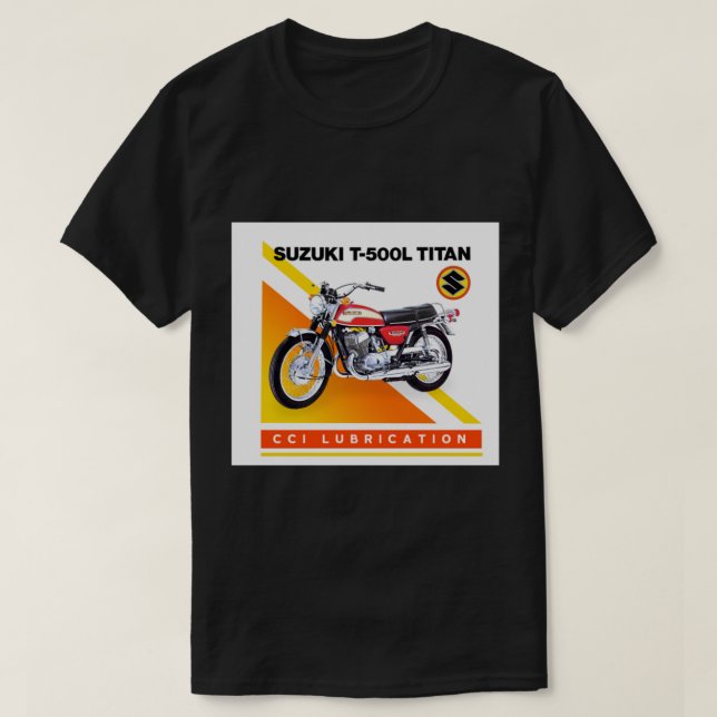 Camiseta Suzuki T 500 Titan SUZUKI T-500 TITAN (Diseño del anverso)