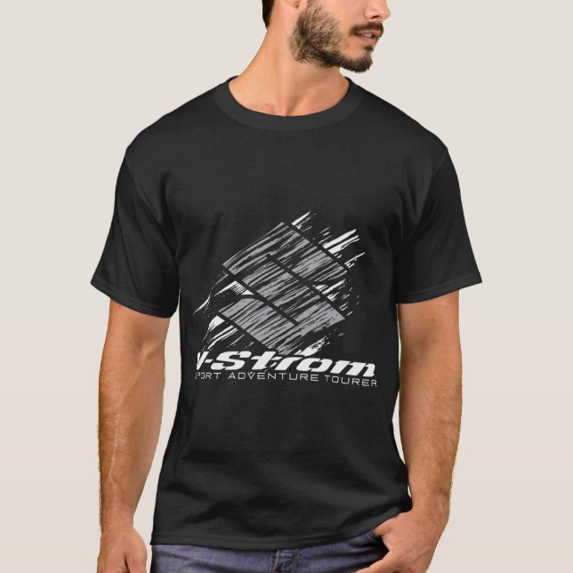 Camiseta Suzuki V-Strom 2020 Negro (Anverso)
