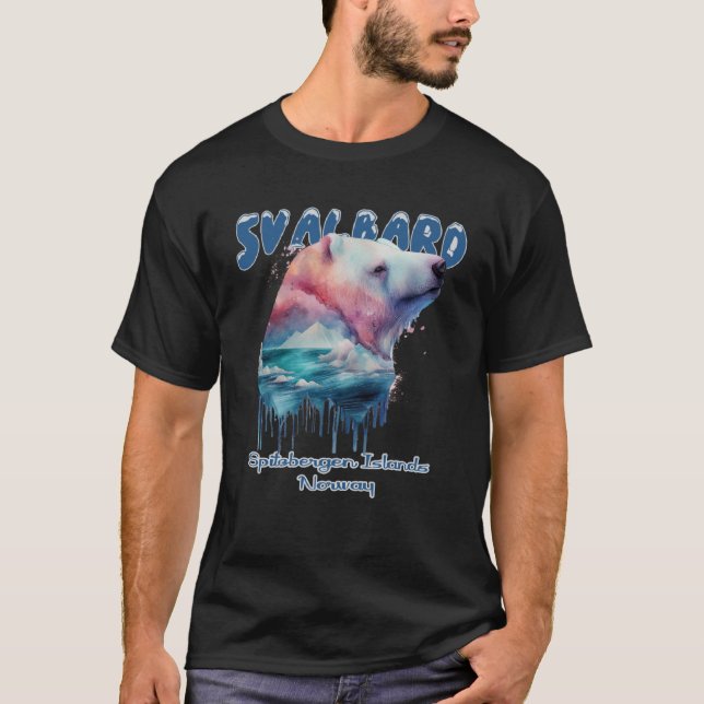 Camiseta Svalbard Noruega Spitsbergen Polar Bear Northern L (Anverso)
