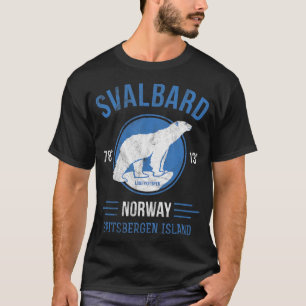 Camiseta Svalbard Norway Arctic Circle Polar Bear T-Shirt S