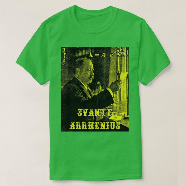 Camiseta Svante Arrhenius (Diseño del anverso)