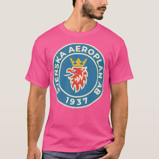 Camiseta Svenska Aeroplan AB 1937 Personalizado Retro Redon