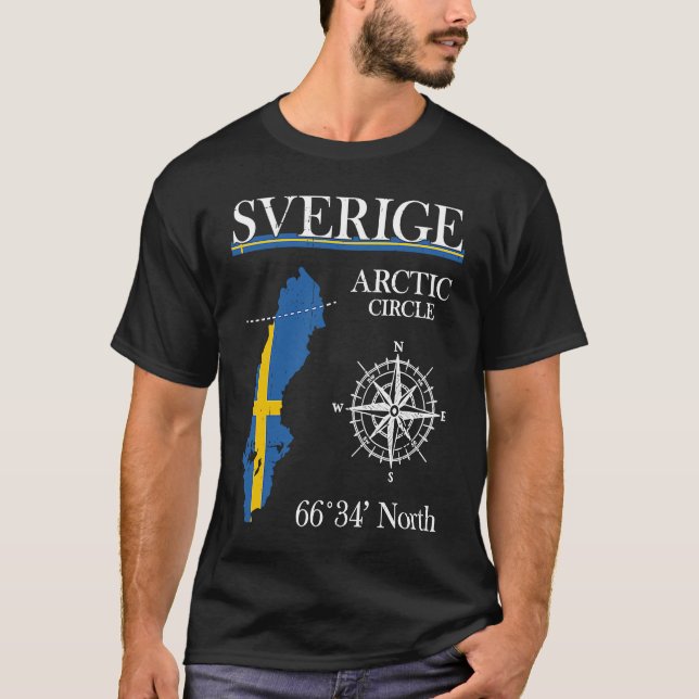 Camiseta Sverige Arctic Circle Adventure de Suecia F (Anverso)