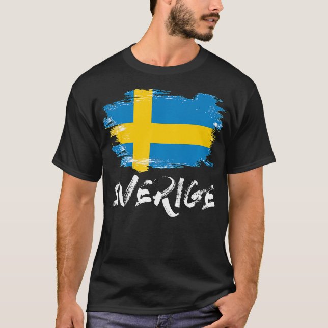 Camiseta Sverige Swededn Swiss Pullover (Anverso)