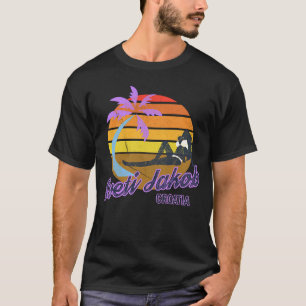 Camiseta Sveti Jakob Dubrovnik Croacia Hrvatska Beach Retro