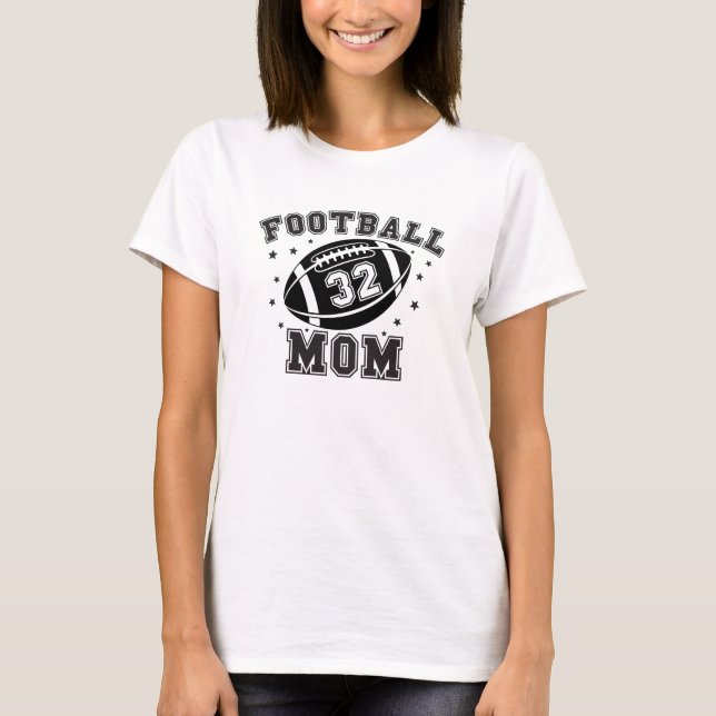 Camiseta Svg, mamá futbolera norteamericana, Pong (Anverso)