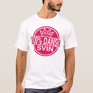 Camiseta svin 100% del dansk