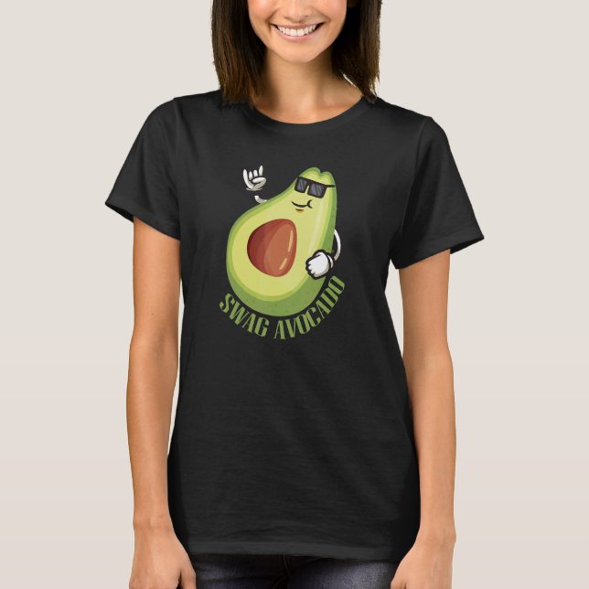 Camiseta SWAG Avocado guacamole vegan (Anverso)