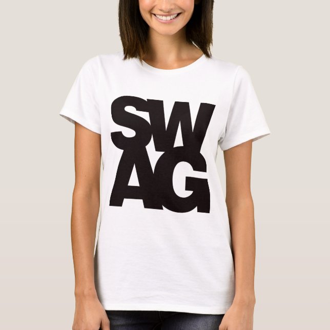 Camiseta Swag - negro (Anverso)
