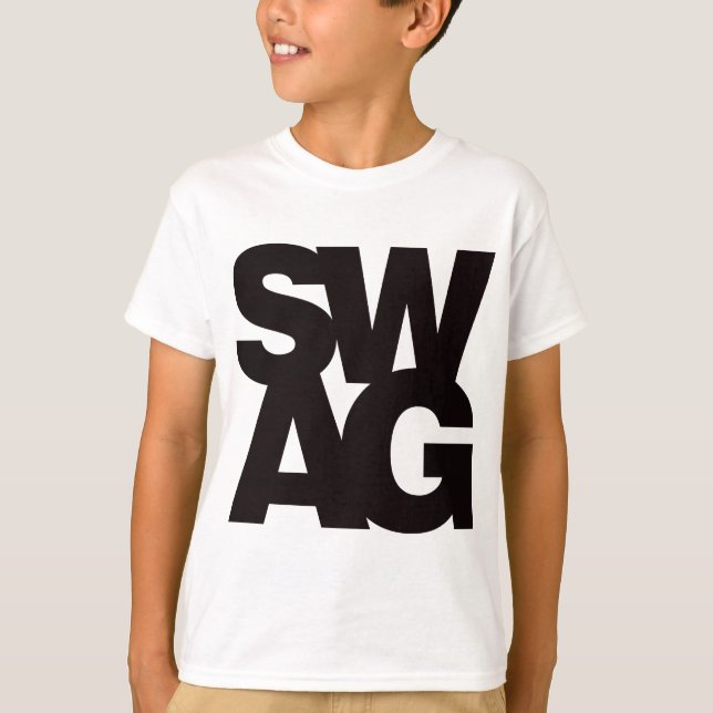 Camiseta Swag - negro (Anverso)