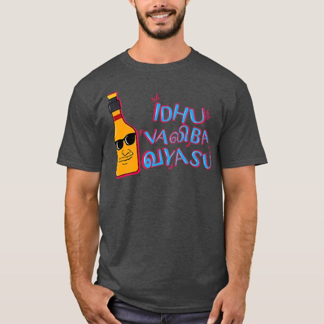 Camiseta Swag Swami Kollywood Tamil Idhu Valiba Vayasu (Anverso)