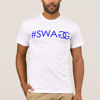Camiseta #SWAGG (azul)
