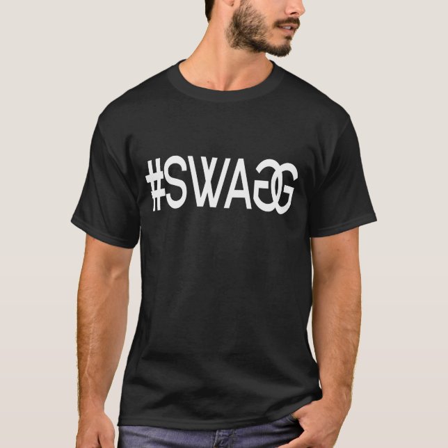 Camiseta SWAGG CON CLASE - blanco (Anverso)
