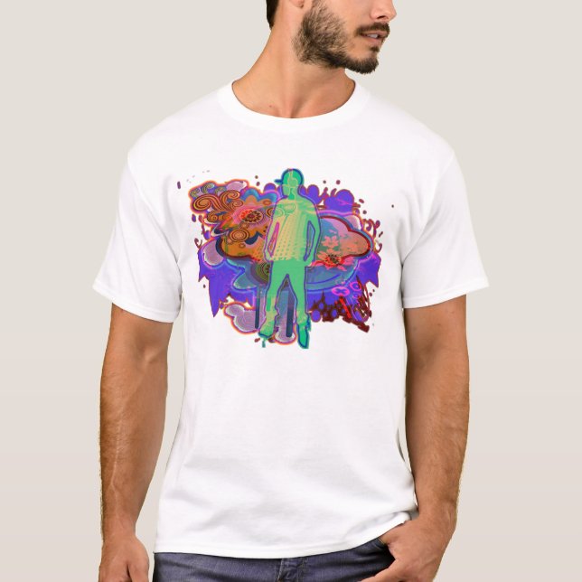 Camiseta Swagga púrpura (Anverso)