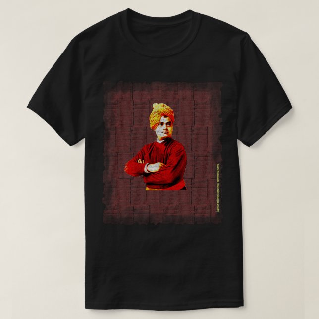 Camiseta Swami Vivekananda  (Diseño del anverso)