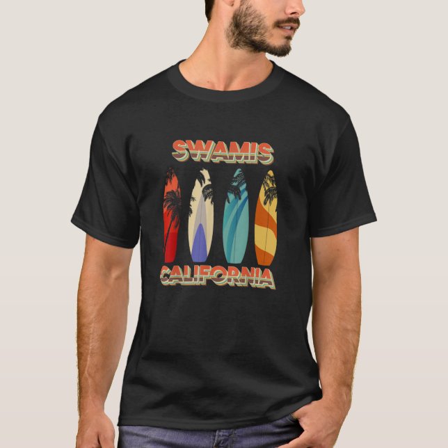 Camiseta Swamis California Retro Surf Board  (Anverso)