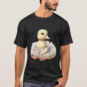Camiseta Swan Ballerina Duck Bailando Ballet acuarela