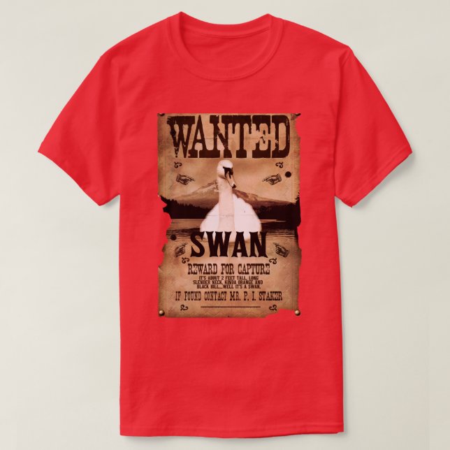 Camiseta Swan deseado (Diseño del anverso)