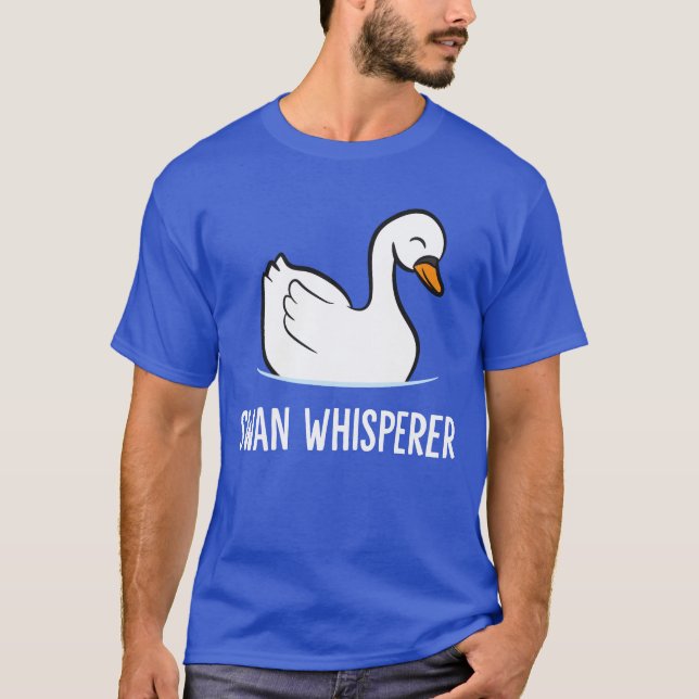 Camiseta Swan Whisperer Love Swan Birds vintage (Anverso)
