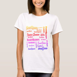 Camiseta SwanQueen Word Cloud T-Shirt - Audaz Fandom Pride
