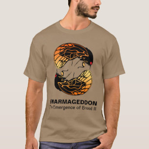 Camiseta Swarmageddon - aparición de las cigarras de la