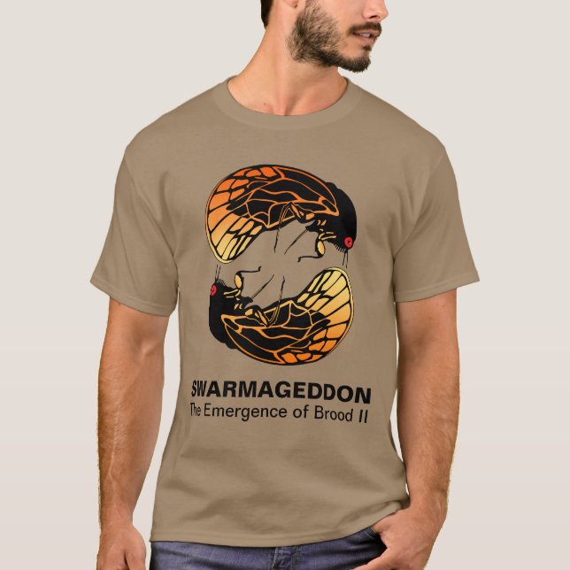 Camiseta Swarmageddon - aparición de las cigarras de la (Anverso)
