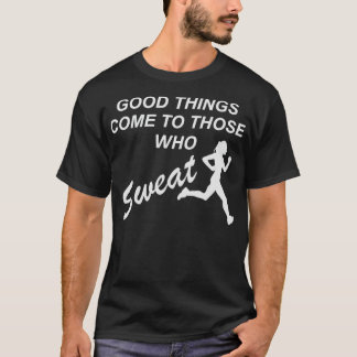 Camiseta Sweat for good things running marathon gift