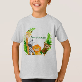 Camiseta Sweat Shirt Garçon Animaux