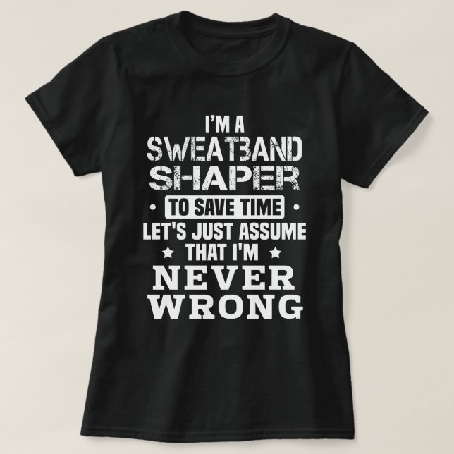 Camiseta Sweatband Shaper (Diseño del anverso)
