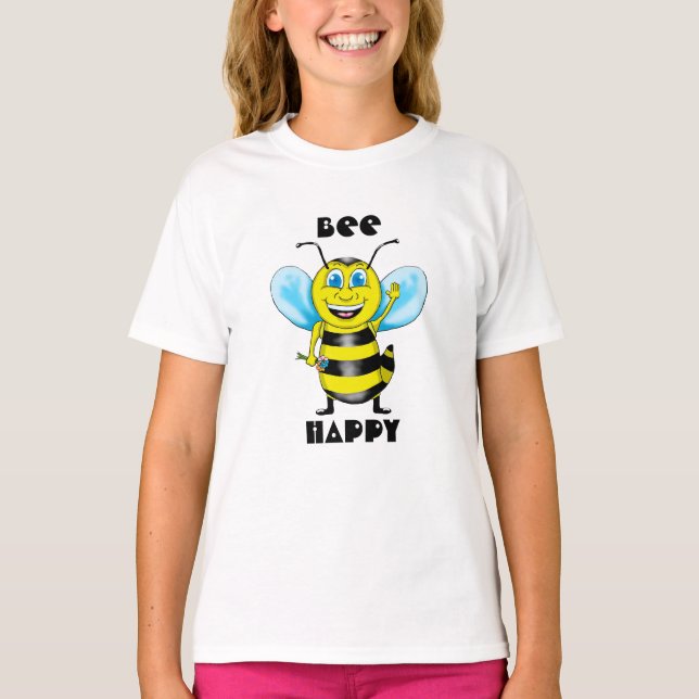 Camiseta Sweatshirt Chicas de abejas felices (Anverso)