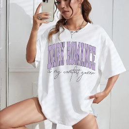 Camiseta Sweatshirt de romance oscuro, acogedor camisón lec