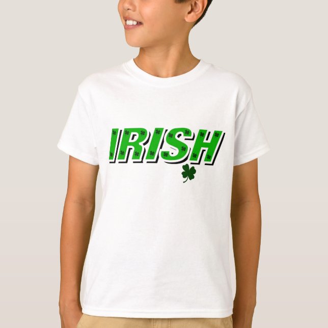 Camiseta Sweatshirt irlandés para niños (Anverso)