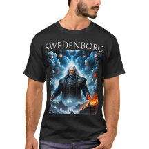 Swedenborg Heaven & Hell Black AI Generated Art