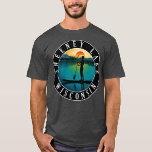 Camiseta Sweeney Lake Wisconsin Paddleboard