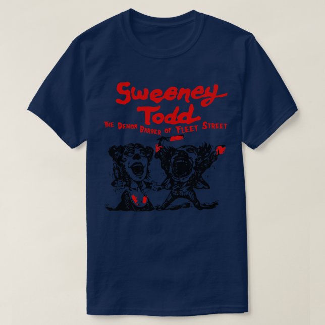 Camiseta Sweeney Todd (Diseño del anverso)
