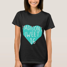 Camiseta Sweet 16 16th Birthday T-Shirt