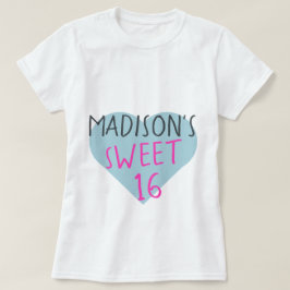 Camiseta Sweet 16 16th Birthday T-Shirt