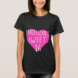 Camiseta Sweet 16 16th Birthday T-Shirt