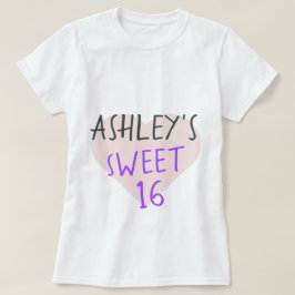 Camiseta Sweet 16 16th Birthday T-Shirt