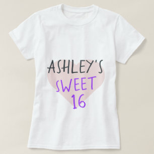 Camiseta Sweet 16 16th Birthday T-Shirt