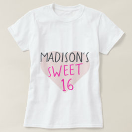 Camiseta Sweet 16 16th Birthday T-Shirt