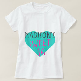 Camiseta Sweet 16 16th Birthday T-Shirt