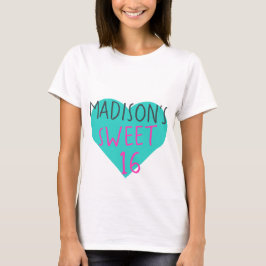 Camiseta Sweet 16 16th Birthday T-Shirt