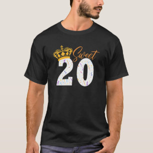 Camiseta Sweet 20  20th Birthday 20 Years Old