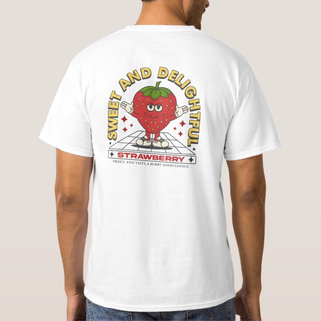 Camiseta Sweet and Delightful Strawberry Tee (Reverso)