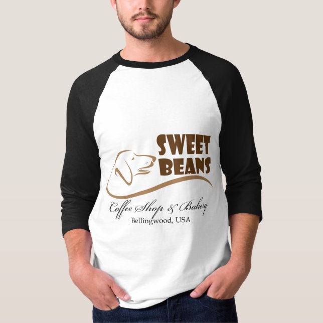 Camiseta Sweet Beans Raglan Shirt (Anverso)