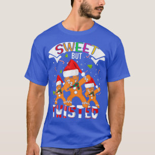 Camiseta Sweet But Twisted Candy Cane Funny Dabbing Gingerb
