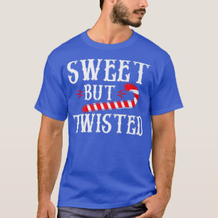 Camiseta Sweet But Twisted Cool Candy Cane Christmas Tee405